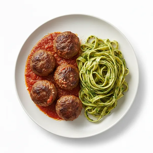 Wagyu Meatball With Parsley Pasta